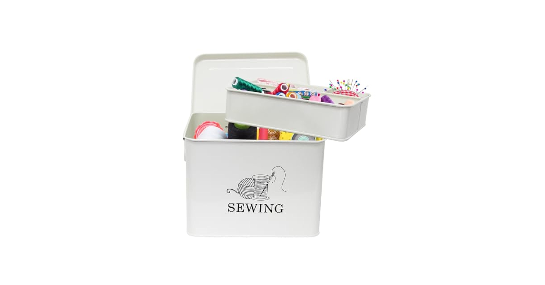 小物  & LIFESTYLE SEWING BOX - GRAY / F HOME & LIFESTYLE SEWING BOX - GRAY / F